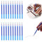 JEYORZY 20 Pcs Radierbare Ersatzmine, Kompatibel mit Pilot FriXion Ball & Clicker & Eberhard Faber, Ersatzmine für Gelstift radierbar, Spitze 0,7 mm,Nachfüllminen mit radierbarer Tinte (BLAU, 20)