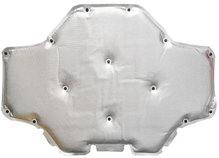 Tapis d'isolation Coussin D'isolation Phonique Moteur Capot Avant Housse Aluminium D'isolation Phonique Coussin D'isolation Thermique Adapté pour BMW X3/X4 G01 G02 Matériau Isolant