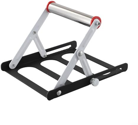 Telaio di supporto compatto pieghevole per sega da banco, altezza regolabile da 55 mm a 135 mm