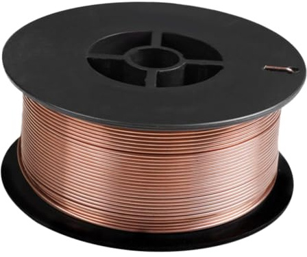 Holibanna Alambre de Soldadura de Acero al sin Gas para Soldadora Hilo Gas Bobina para Construcción Automoción y Maquinaria