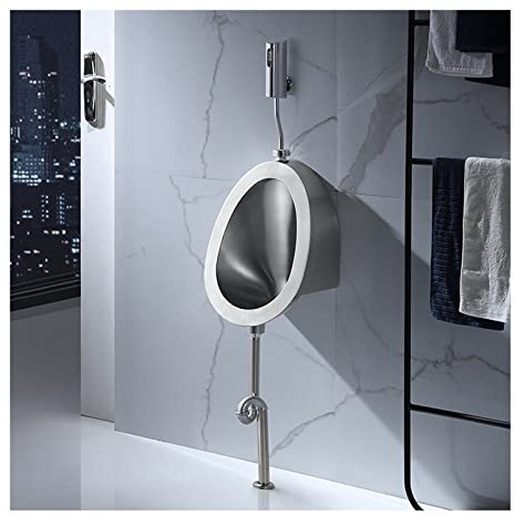 Urinario de pared Urinarios de acero inoxidable Urinario de acero inoxidable 304, Urinario de baño para hombres montado en la pared, Urinario comercial para hombres adultos Baño Inodoro, Art