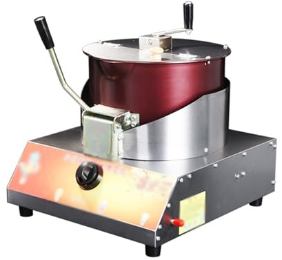 Popcorn-Popper Kommerzielle Popcornmaschine mit Gas-Elektro-Mini-Handkurbel Butterfly Ball Volltopf