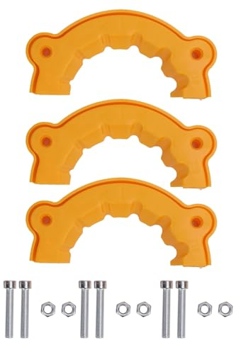 Drill Bit Sharpener Guide Portable Bench Grinder Attachment Strong Durable ABS Plastic Drill Bit Grinder for Angle Grinder Dia 4 5 6 8 10 12 (3pcs)