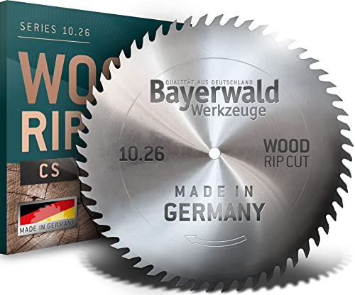Bayerwald Lama per sega circolare CS, diametro: 550 x 2,5 x 30 mm, a dente di lupo (56 denti), tagli grossolani e veloci su legna da ardere e materiali lignei, taglio longitudinale e trasversale