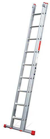 Lyte 3.5m Double DIY EN131 Non Professional 2 Section Extension Ladder with Spreader bar