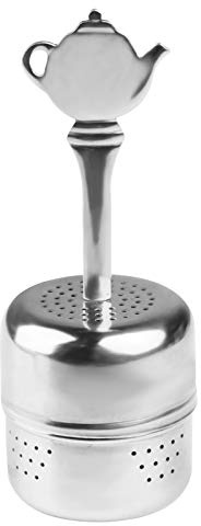 Leden Stainless Steel Tea Infuser - Teapot Shaped Strainer & Steeper for Loose Tea - Cute Filter for Mug, Cup (1 Pack)