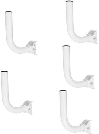 Gatuida 5pcs Pole Mount Bracket for Outdoor Tv Antenna Aerial Bracket for Easy Install Pipe Mount