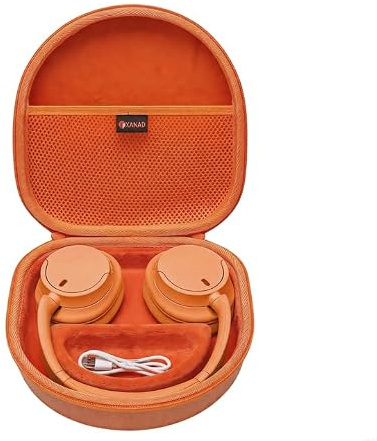 XANAD Carrying Case for Sony WH-CH720N Noise Cancelling Wireless Bluetooth Headphones (Orange)