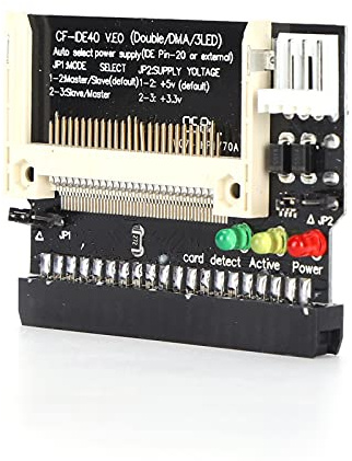 Modulo lettore di schede per disco rigido adattatore CF a IDE 40 pin, Convertitore di interfaccia femmina a 40 pin, lettura rapida, per computer con connettore IDE