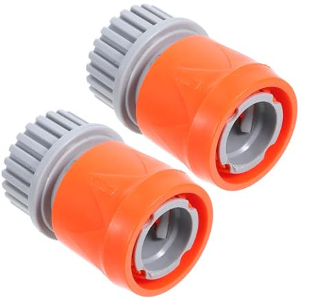 TINEASUR 2 Piezas Cepillo Limpiador de Filtro de Piscina conexión rápida de Manguera de plástico Conector rápido para de Piscina. conexión rápida Limpiador de Piscinas AbS Orange