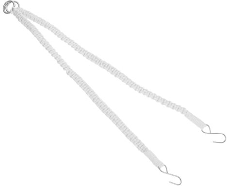 YARNOW 2stücke Hängender Blumentopf Mit Makramee-pflanzenhänger Handgewebtes Baumwollseil Verlängerung Für Wand Und Innenbereich Natürliche Schönheit Für Veranda Und Balkon Pflanzengefäßh