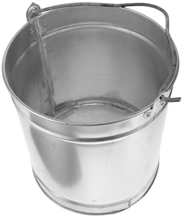 Toddmomy Metal Fireplace Ash Bucket Garden Incinerator Garden Fire Bin Sturdy Design Easy Carry Handle