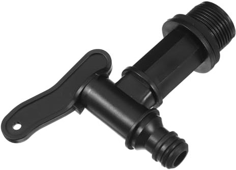 LIFKOME Grifo Para Recolección De Agua Manguera De Jardín Conector Para Barril Fácil De Instalar