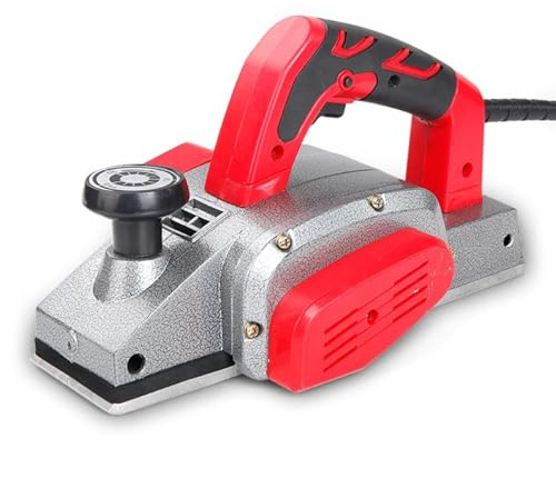 GYKOZY Electric Planer, 1100W Electric Planer Household Portable Multifunctional Woodworking Planer Planing Machine Handheld Wood Cutting Tool