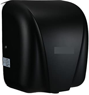 Asciugamani Elettrico, Toilette 1800W Jet Hand Dryer Bagno Smart Sensor Asciugamani a muro Macchina 304ss Induzione automatico for uso commerciale(Noir)