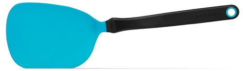 Dreamfarm CHOPULA Nylon Pfannenwender | Blau | Flexibler Pfannenwender Kunststoff | Ideal zum Wenden und zerteilen ihrer Pfannengerichte | Hitzebeständig bis 250°C | Spülmaschinenfest | BPA frei