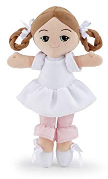 Trudi 64458 - Stoffpuppe mit weißem Kleid cm 18X32X6