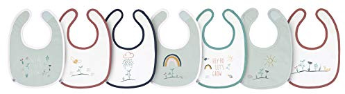 LÄSSIG Baby Kleinkind Lätzchen Set 7 Stk. mit Klettverschluss./Garden Explorer unisex