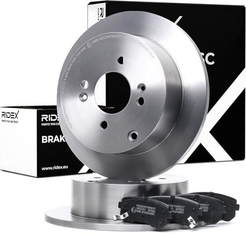 RIDEX Bremsenset Hinten 262mm Bremsscheiben und Bremsbeläge Kompatibel mit HYUNDAI i20 PB, PBT