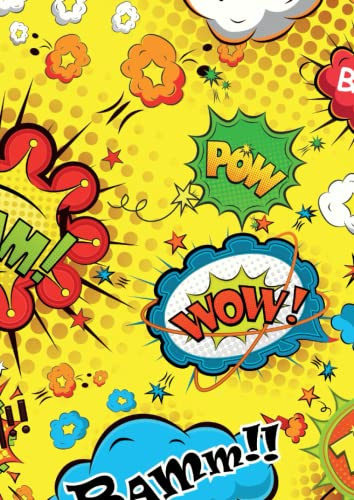Blanko Comic Buch in DIN A4 - für Kinder, Teenager und Erwachsene: Sketchbuch für Comics