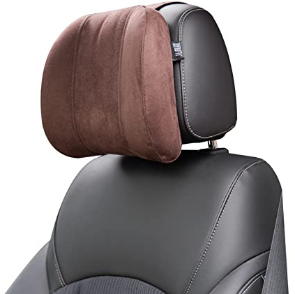 Coussin Repose-tête de Voiture Forbell – Coussin de Voiture Ergonomique en Mousse à Mémoire de Qualité Premium pour le Soutien de la Tête et le Confort, Housse Lavable et Douce, Idéal pour les Longs