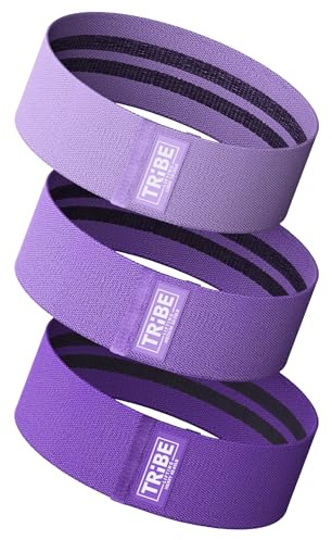 Tribe Lifting Widerstandsbänder aus Stoff für Beine, Trainingsbänder Widerstandsbänder für Damen & Herren, Booty-Bänder für das Training, Übungsbänder-Set, elastische Bänder für Übung