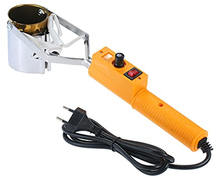 Sunydog Tragbare legierung Zinn Ofen Temperatur Einstellbar Zinn Löten Topf High Power Zinn Schmelzofen Kleine Zinn Tauchofen für Haushalt und Elektriker SWDT98-B 250 Watt
