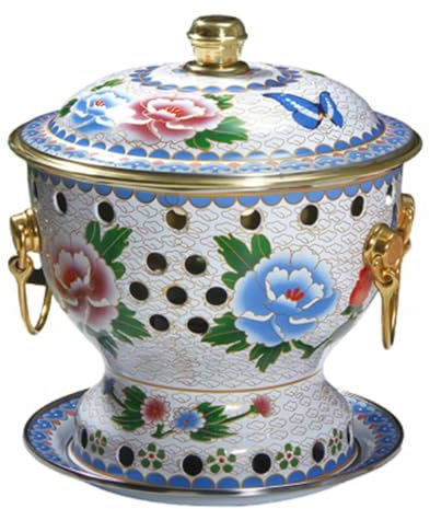 Kupfer-Hot Pot, Einzelperson, Kleiner Kupfertopf, Alter Pekinger Traditioneller Cloisonné-Hot Pot, Reiner Kupfer-chinesischer Hotpot, Kommerzielle Haushaltsgeschenke,B