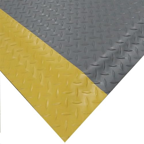 LULUMAIC Anti-Ermüdungsmatten für Steharbeitsplätze – Ergonomische Arbeitsplatzmatte für mehr Komfort beim Stehen und Laufen – rutschfest und langlebig – strapazierfähig (Farbe: Grau1, Größe: 40 x 20