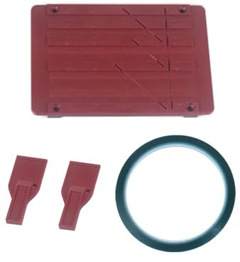 Limtula D'épissure Réparation Bandes Cassettes avec Deux Fixateurs Bloc D'épissure À pour Magnétophone