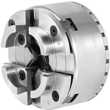 KP96 -M33 Metall-Drehfutter selbstzentrierend Drehfutter mit zwei Sätzen von Backen für Schleifmaschinen Fräsmaschinen Direktgewinde-Holzdrehfutter mit Holzschraube Stangenschlüssel Holzdrehfutter 71*