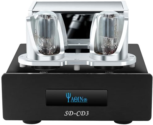 YAQIN SD-CD3 Premium Tube Buffer Audio Booster 6N8P Pulitore sonoro preamplificatore per potenziare e migliorare il suono audio con prestazioni audio ad alta risoluzione