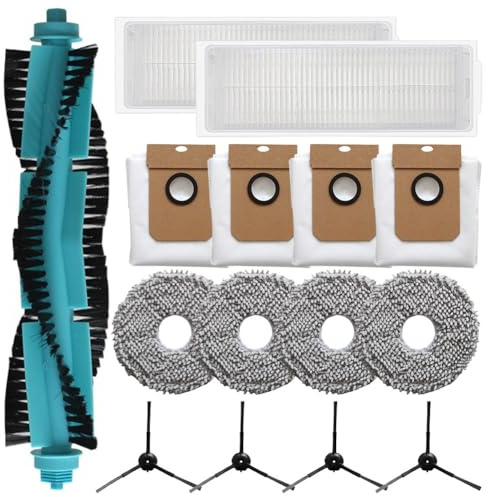 FRTmvg Para Conga 13090 Spin Revol Home Roller Side Brush Filtro Mopa Paños Bolsa de polvo (A)