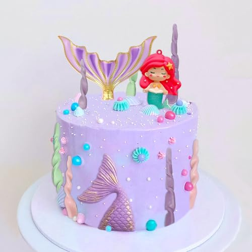 Meerjungfrau Schwanz Kuchen Topper Unter dem Meer Kuchen Dekoration Muschel