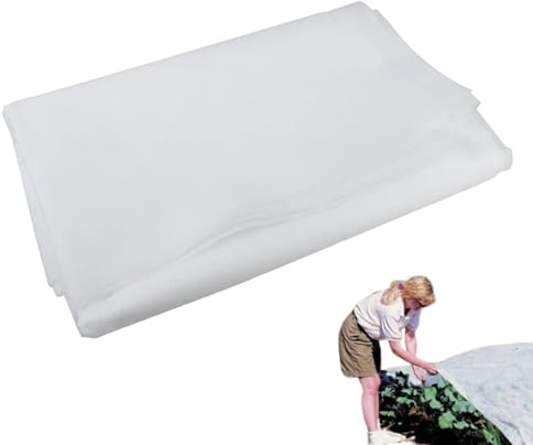 Housse de protection contre le gel pour plantes | Couverture d'hiver en tissu non tissé réutilisable pour légumes, arbres, pluie, neige, fleurs, cultures, fruits, jardin