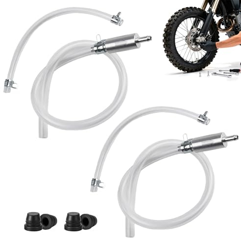 Lwuey Bremse Entlüften Schlauch, Bremsenentlüfter für Motorrad PKW | Bremsenentlüftungsgerät Entlüftungskit für Elektro Bremse Entlüftungs Werkzeug Electric Brake Bleeding Hose Bleeder Tool
