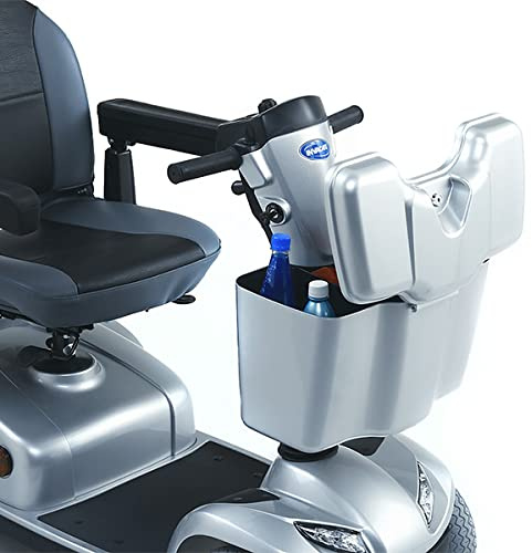 Invacare Wertsachenbox für Scooter Elektromobil Comet Orion Leo abschließbar (silber)