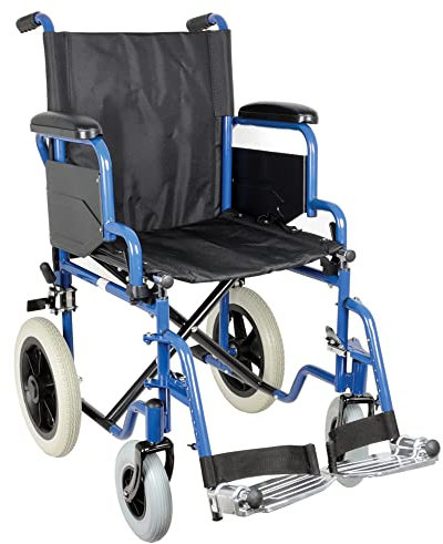 Carrozzina Essex, seduta 46 cm, sedia a rotelle per anziani