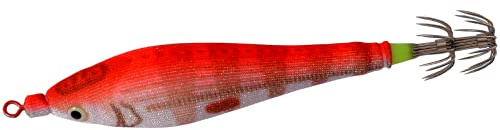 DTD Soft - Targera para pesca (1,5, 55 mm, 3,2 g), color rojo brillante