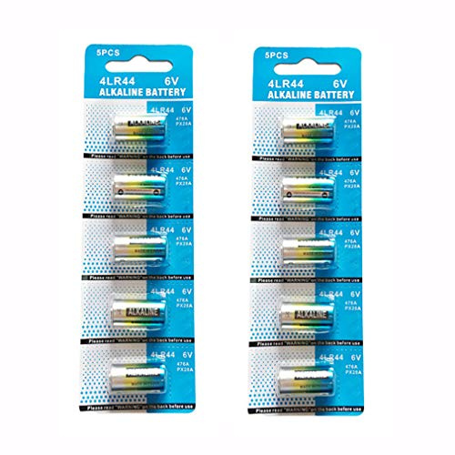 Cotchear Pack of 10 4LR44 / 476A / PX28A / A544 / K28A / L1325 Battery 6V Alkaline Batteries High Capacity for Dog Collars