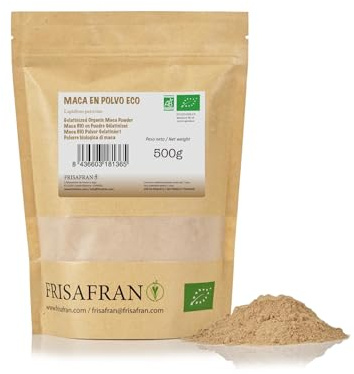 FRISAFRAN - Maca BIO en Poudre Gélatiniseé (500Gr)
