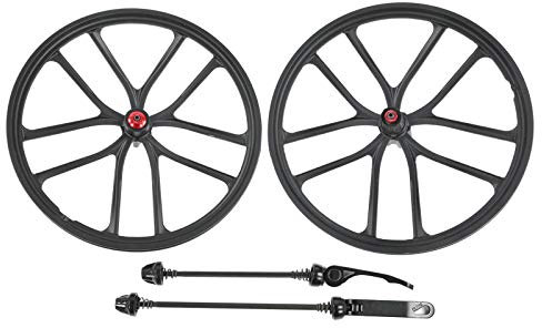 Keenso Vorder- und Hinterräder, Fahrradscheibenbremsradsatz, Radnabenintegration Casette-Radsatz, Für High-End 20-Zoll, Für Mountainbike, Rennrad
