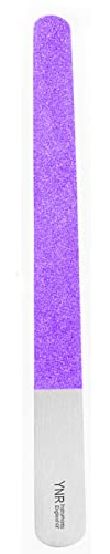 Nail File Diamond Deb Nail File Foot Dresser Stainless Steel Double Sided Diamond Dust Coating Podiatry Foot Care Instruments Professional Quality Product Chiropody File (Purple 8)