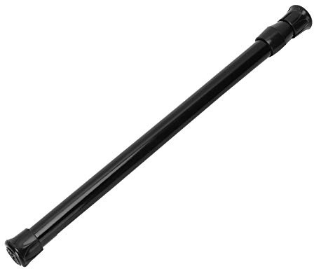 Window Curtain Rail Telescopic Spring Tension Rod for Kitchen Bathroom Wardrobe Utensils Telescopic Curtain Pole (25-40 thin rod with a diameter of 1.3cm)