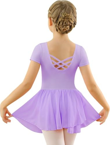 Mulnall Ballettkleid mit kurzen Ärmeln für Mädchen(2140-09-S)
