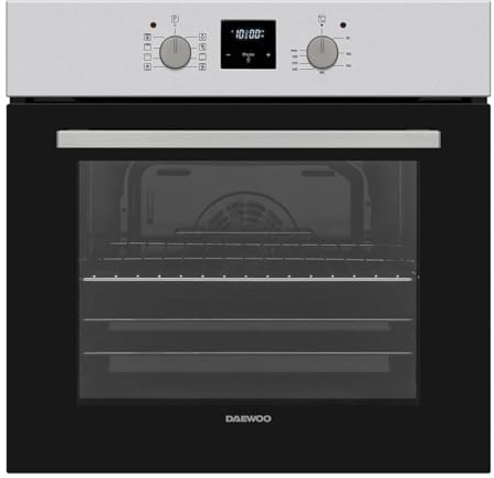 HORNO MULTIFUNCIÓN LIMPIEZA MANUAL DAEWOO BO6ED22MXNM-ES 60CM ACERO INOXIDABLE 69L | CLASE A