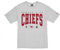 KANSAS CITY CHIEFS New Era Cap NFL Oversized T-Shirt Satin Applique Patch Logo Heather Gray Unisex