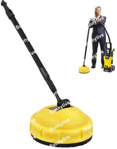 Flächenreiniger für Kärcher K-Serie K2 K3 K4 K5 K6 K7, Flächenreiniger für Hochdruckreiniger, Terrassenreiniger Flächenreiniger für Alltägliche Verschmutzungen Geeignet