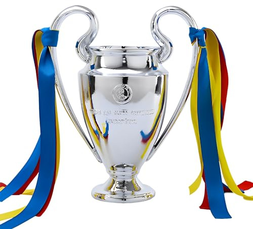 MIAOWR European Fußball Meister Pokal Europa Meisterschaft Trophäen Liga-Sammlerstücke Souvenirs Zuhause Büro Bar Dekorationen,32cm/12.6in
