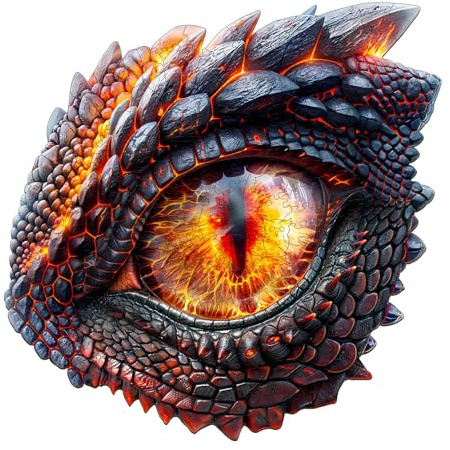 Jigfoxy Puzzle in legno per adulti, occhio di drago, puzzle in legno, per adulti, famiglia e amici, L-34 x 34 cm, 280 pezzi